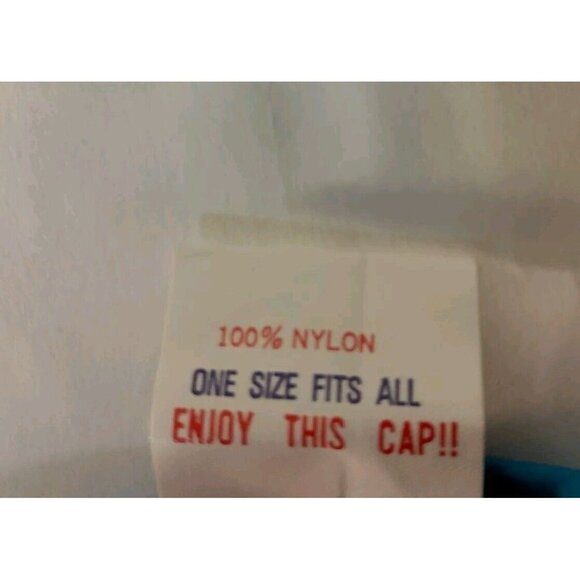 Vintage Brooklyn Freightliner Cap Hat Turquoise Blue Nylon Otto Cap Strap Back - Picture 10 of 14